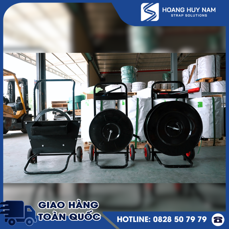 BỘ XE ĐẨY ĐAI KIỆN HÀNG (DÂY ĐAI THÉP - COMPOSITE - PET)